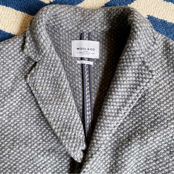 🩶 PLUS TALL WOOL & CO GREY CLASSIC WOOL BLEND WINTER COAT! - Picture 10 of 16